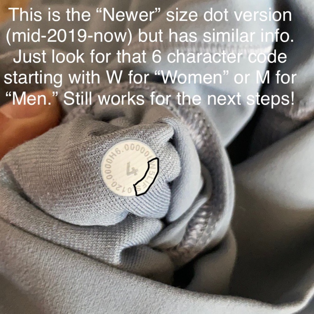 *PSA - HOW TO READ LULULEMON SIZE DOTS - STEPS* - Picture 3 of 9